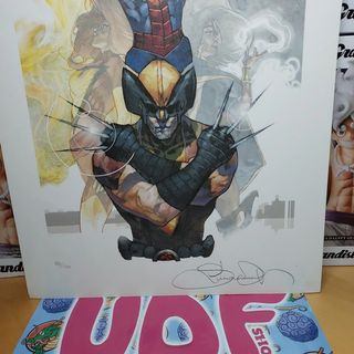 Simone Bianchi Autografo Spider-Man Wolverine
