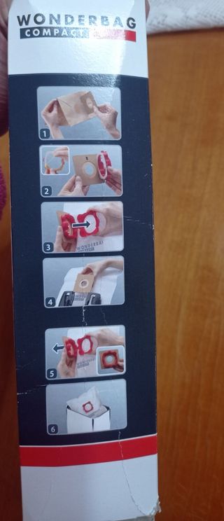 5 Sacchetti Wonderbag Compact Rowenta