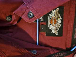 Camicia Harley Davidson Uomo Marrone
