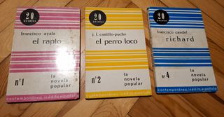 Lote "La Novela Popular" — 3 ejemplares antiguos