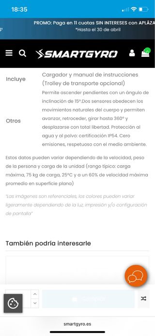 SmartGyro X3 - Patín eléctrico rojo + funda protec