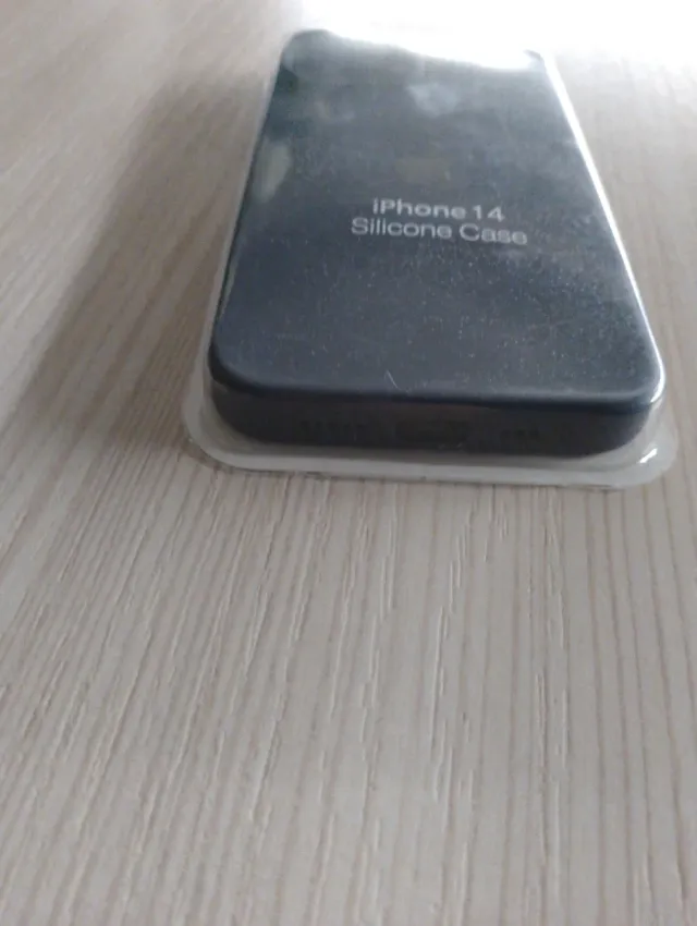 Custodia iPhone 14 Silicone Blu