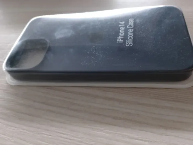 Custodia iPhone 14 Silicone Blu