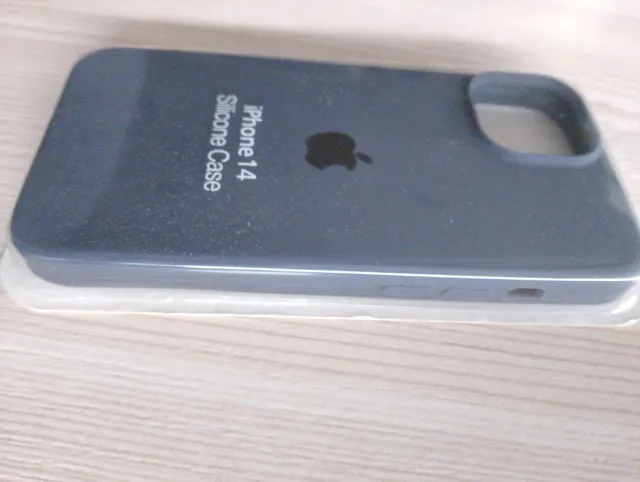 Custodia iPhone 14 Silicone Blu