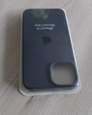 Custodia iPhone 14 Silicone Blu