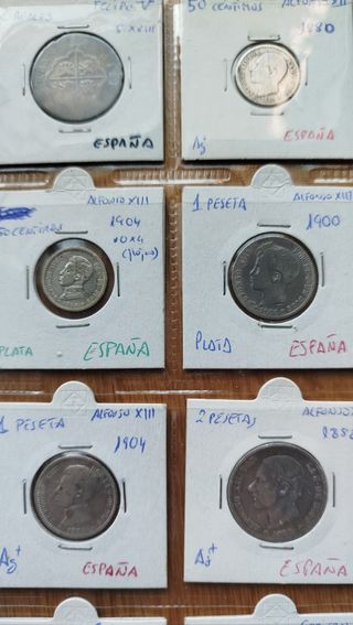 🇪🇸 20 monedas de plata desde el s. XVIII hasta e
