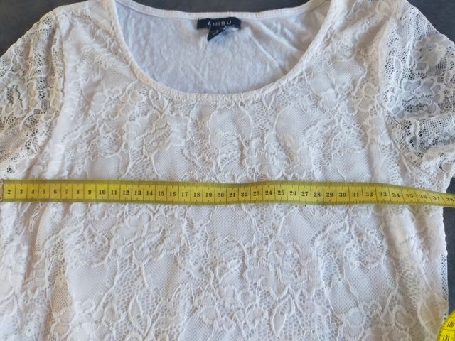 Maglia donna con pizzo