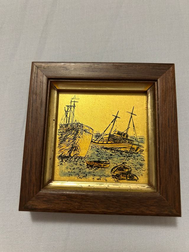 Quadretto con dipinto su oro #oro