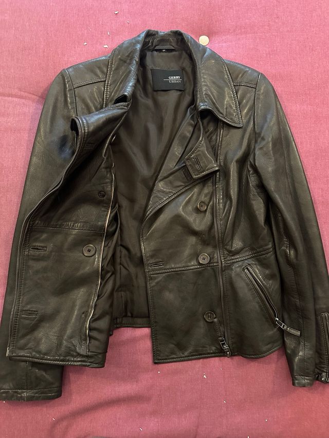 Chaqueta cuero negra Gerry Weber