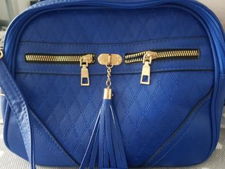 Bolso bandolera azulón