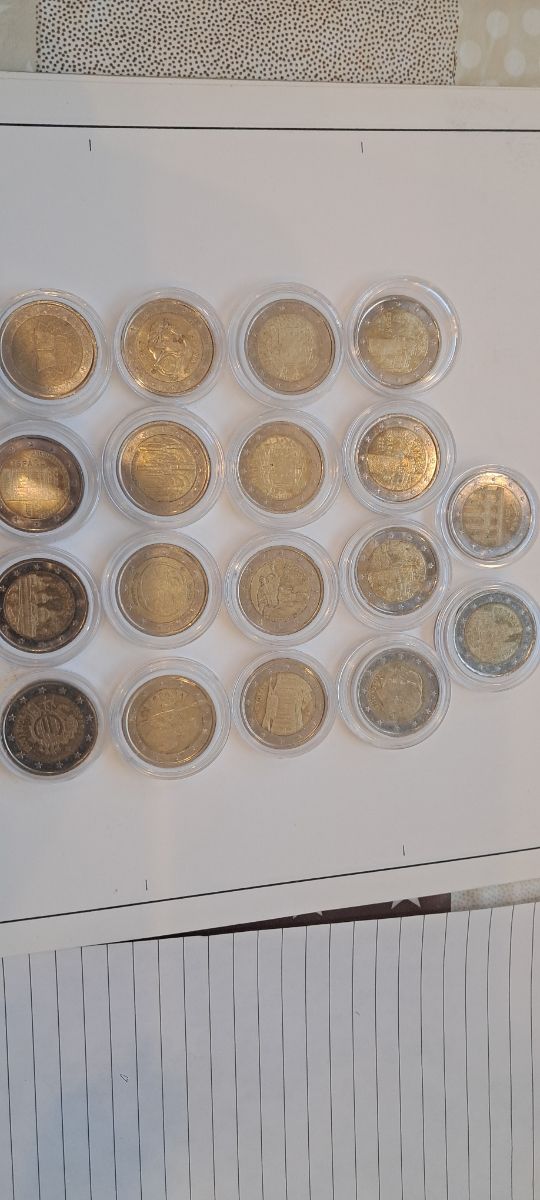 Monedas de euros.