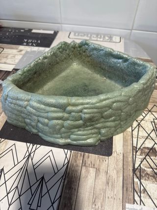 Bebedero piscina terrario - gris