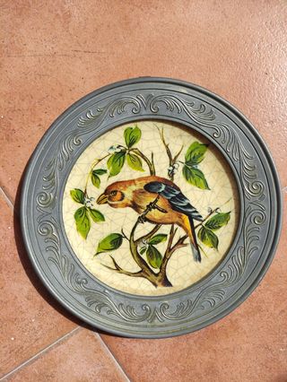 Piatto decorativo vintage da parete