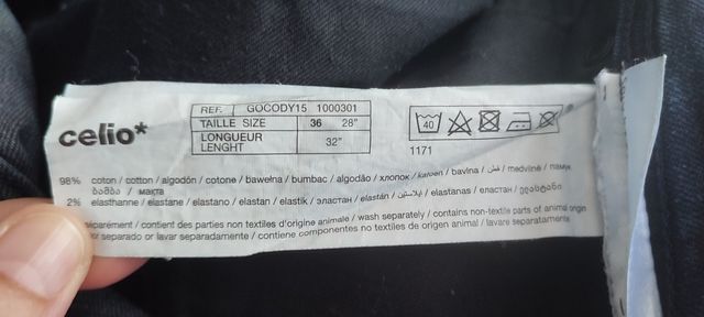 Vaqueros elásticos azules