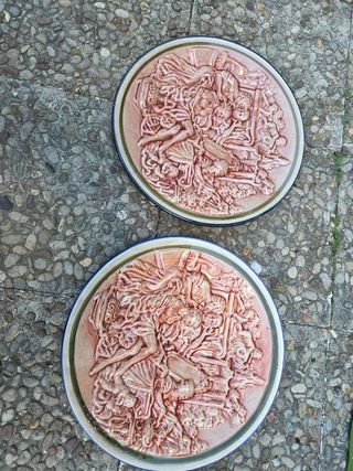 2 Platos decorativos vintage