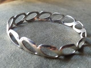 Brazalete plata - Pulsera elegante