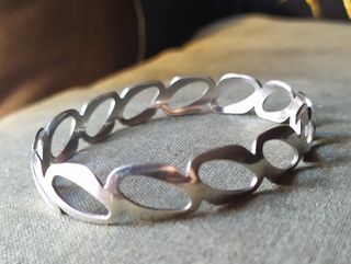 Brazalete plata - Pulsera elegante