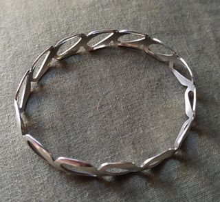 Brazalete plata - Pulsera elegante