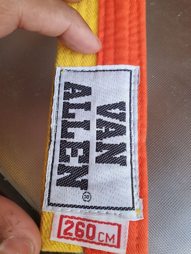 3 Cinturón blanco Decathlon - 2.5M