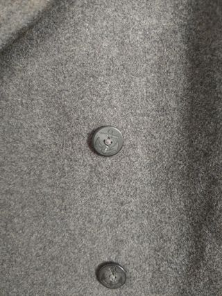 Abrigo Lana cruzado / Mango - Gris - Talla M
