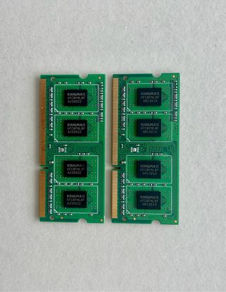 2 módulos Memoria RAM 2GB KingMax