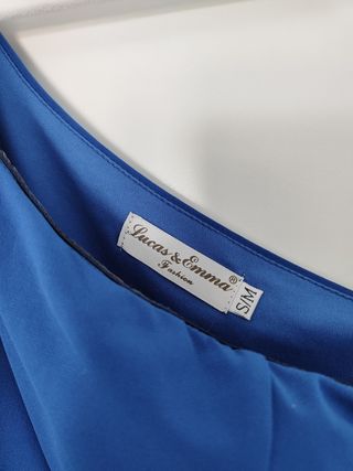 Vestido azul fiesta talla S-M