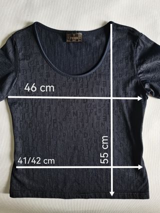 T-shirt Fendi, Roma Italy, S
