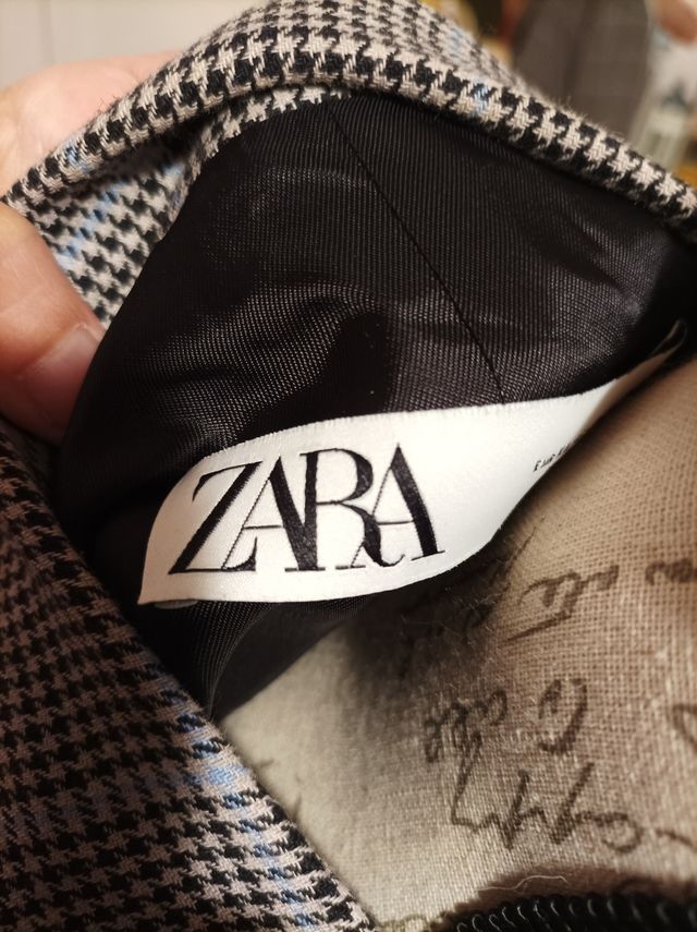 Blazer Zara XL cuadros - Nuevo