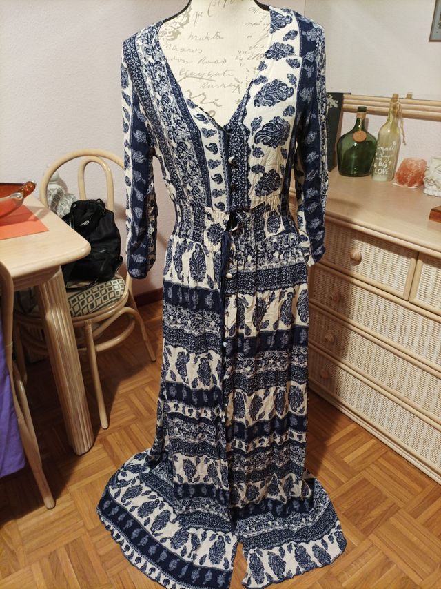 Vestido largo boho talla S-L
