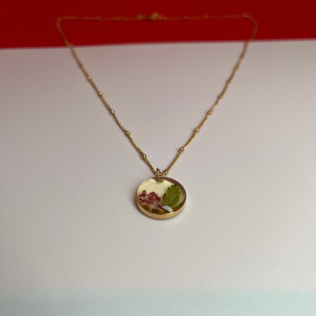 18ct Gold May Birth Flower Necklace