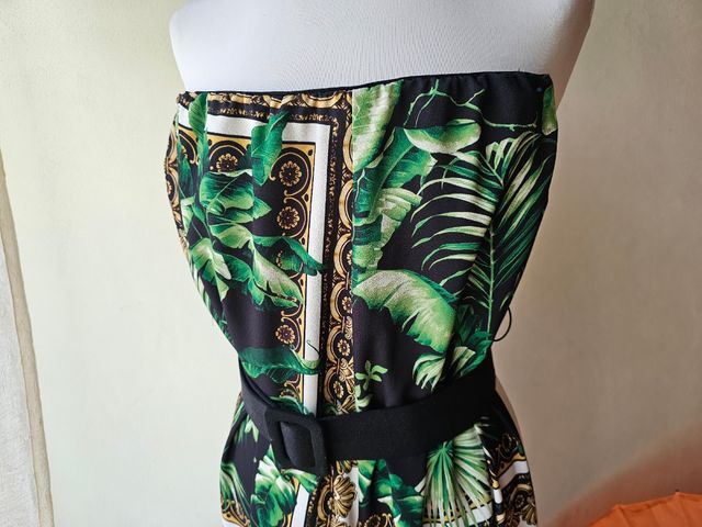 Tuta Vicoli estiva stampa tropicale tg unica