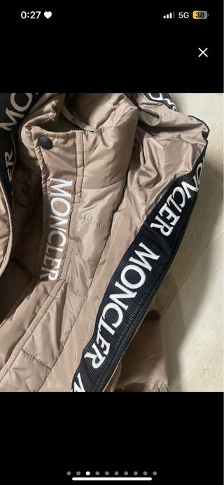 Chaqueta Moncler Beige Talla S