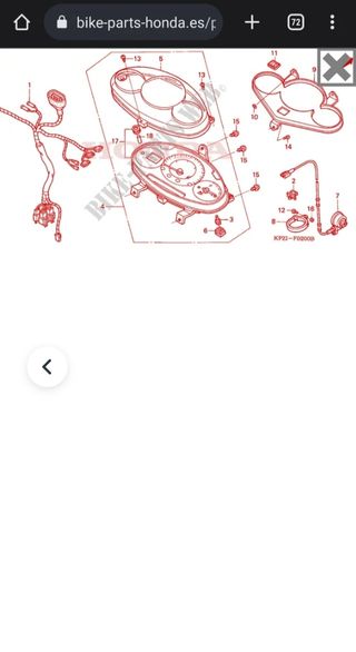 Marcador honda dylan leer bien la descripción