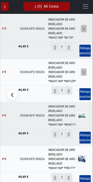 Marcador honda dylan leer bien la descripción