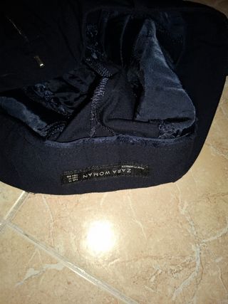 Pantalon negro tipo traje mujer