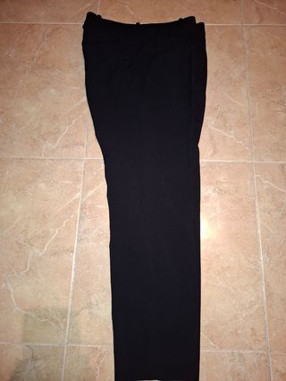 Pantalon negro tipo traje mujer