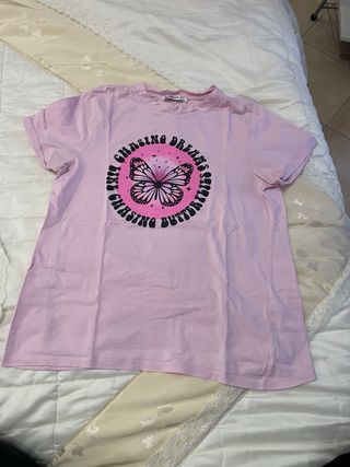 T-shirt rosa tg.S donna