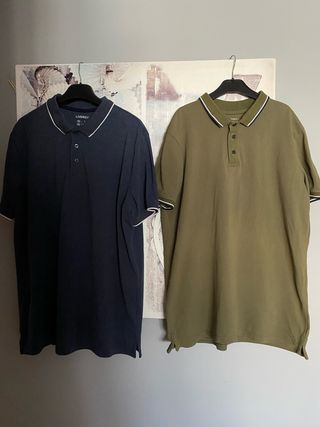 2 Polos Crivit hombre T.L casi nuevos