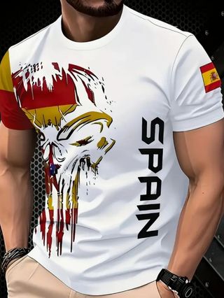 Camiseta técnica calavera España M