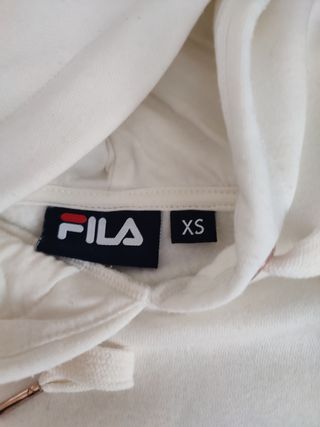 Sudadera Fila blanca talla XS