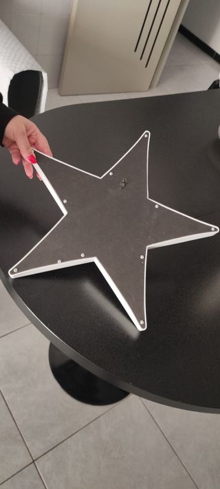 Specchio stella bianco - Decorazione
