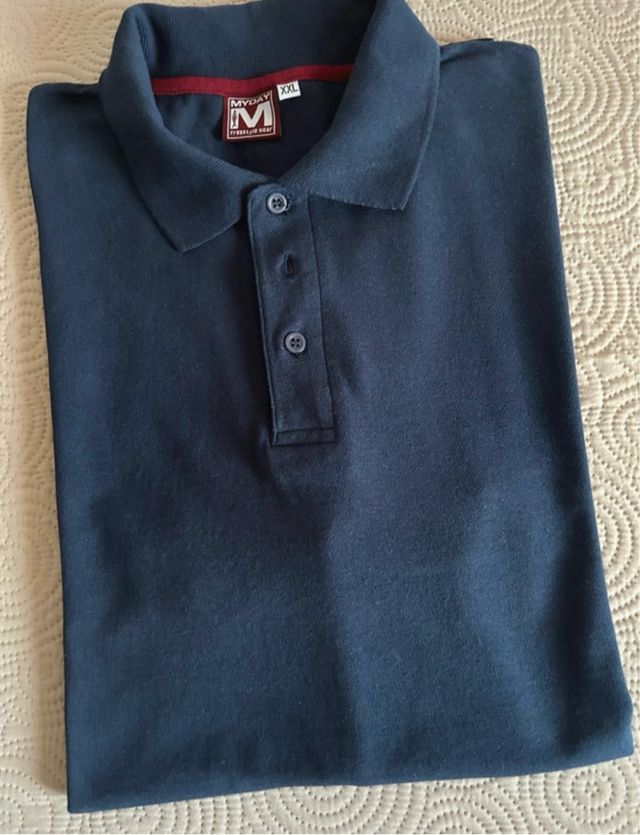 MyDay / Polo maglietta uomo blu XXL 
