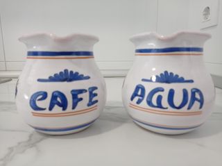 Juego de jarras café y agua