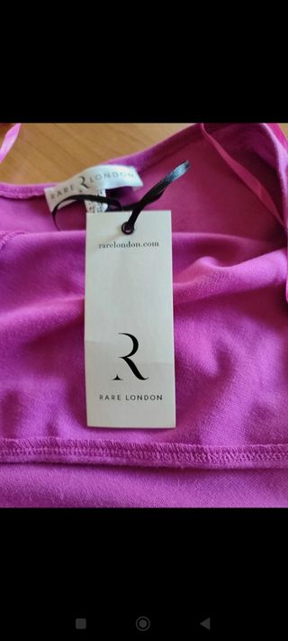 Vestito monospalla fucsia Misure in foto