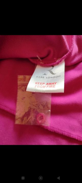 Vestito monospalla fucsia Misure in foto