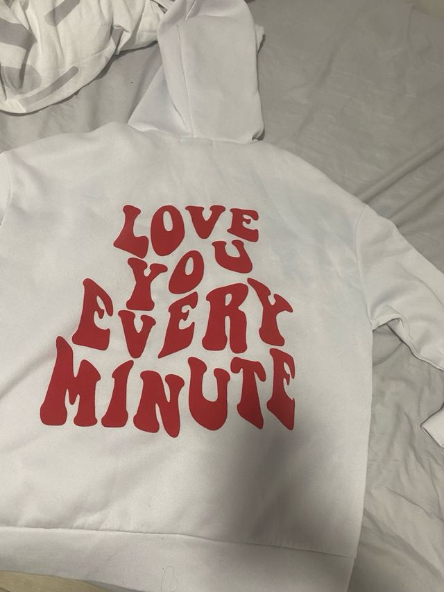 Sudadera blanca - Love You Every Minute