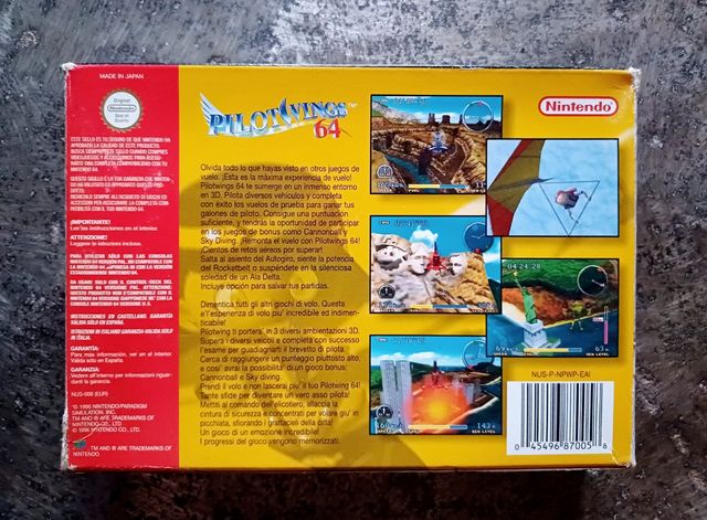 Pilotwings 64 - Nintendo 64 [N64 pal ita Gig]
