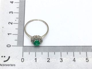 anillo oro 18k con piedra con circonita
