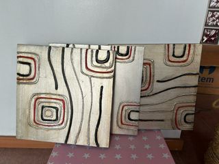 3 Cuadros Decorativos Abstractos