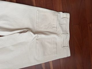 Pantalones anchos Zara beige